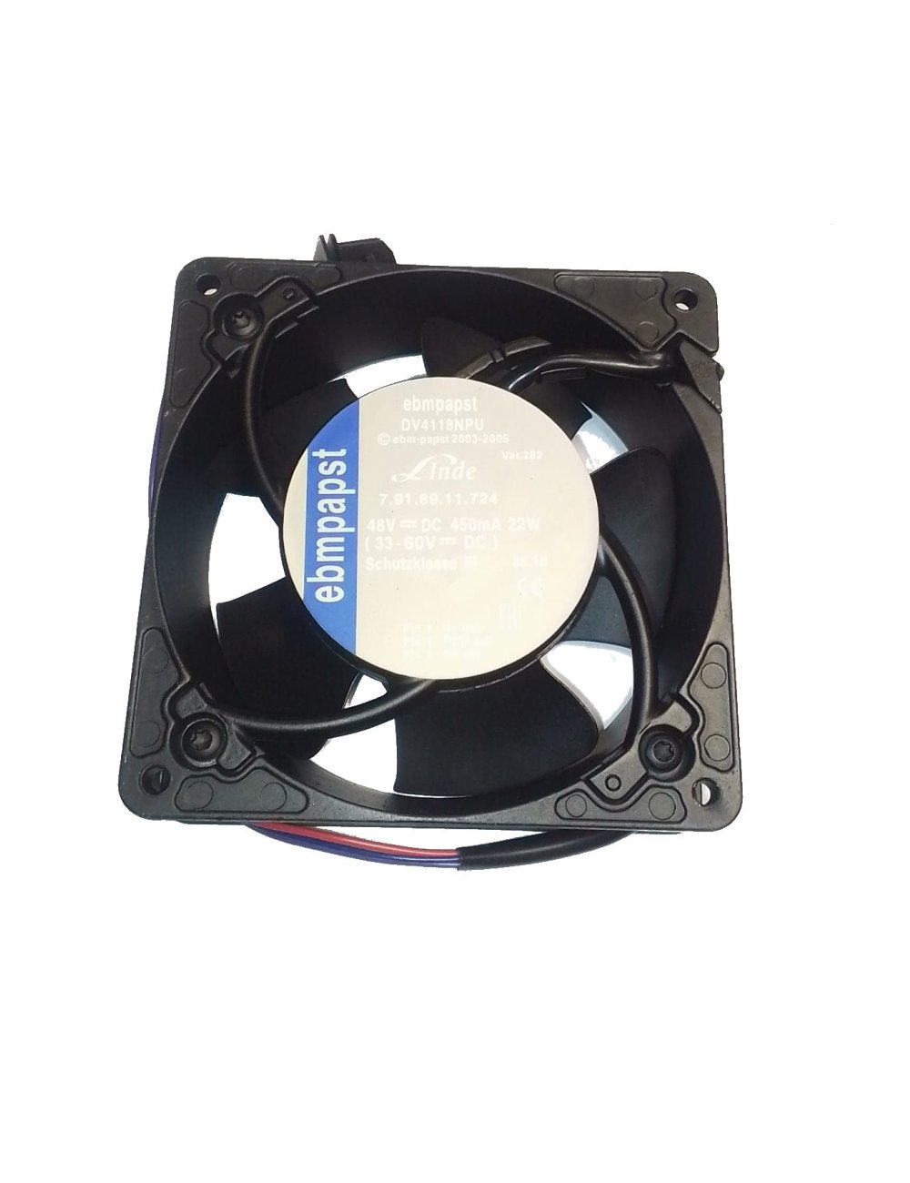 FAN 48 V 120*120*38 450 mA 22W